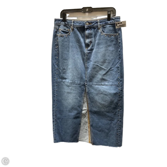 Skirt Maxi By Loft In Blue Denim, Size: 10