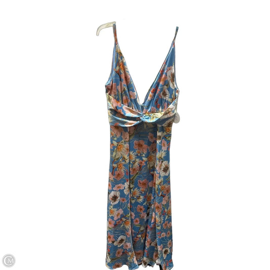 Dress Casual Maxi By Cme In Blue, Size: L
