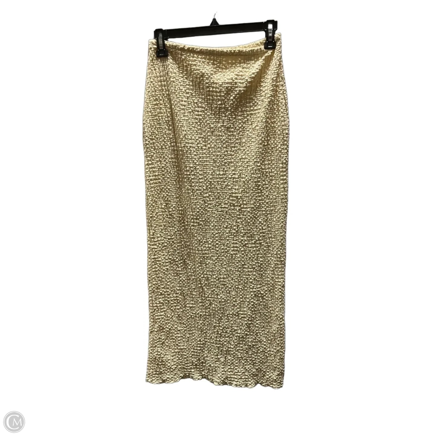 Skirt Midi By Zara In Cream, Size: M