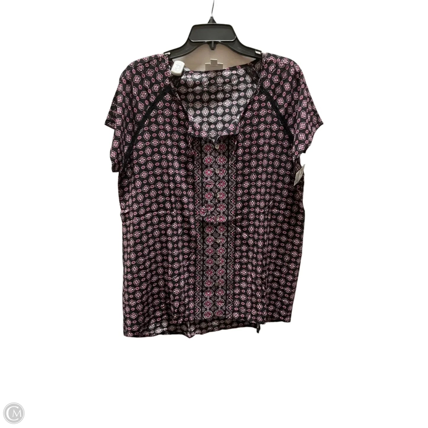 Top Short Sleeve By J. Jill In Purple, Size: M