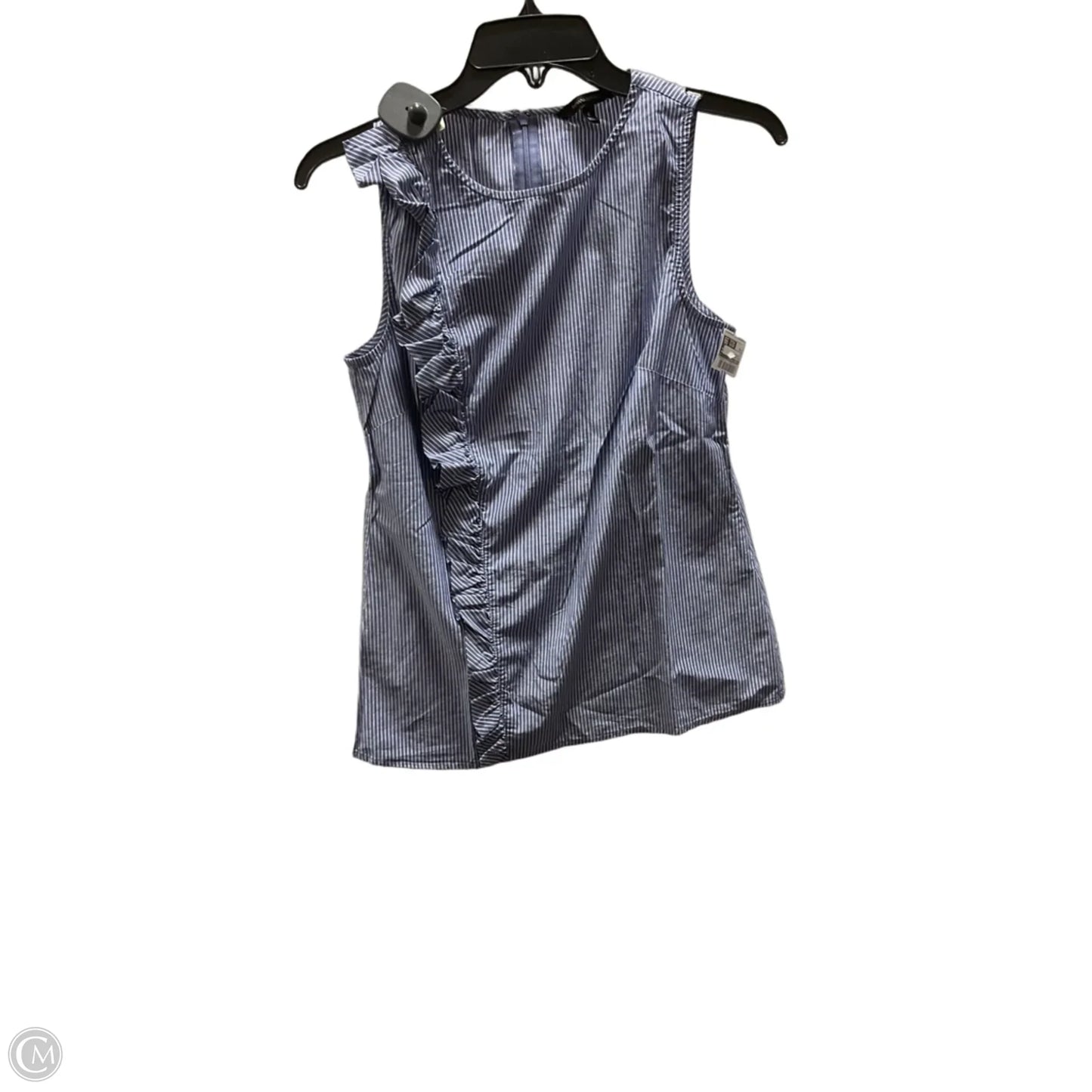 Top Sleeveless By Banana Republic In Striped Pattern, Size: M