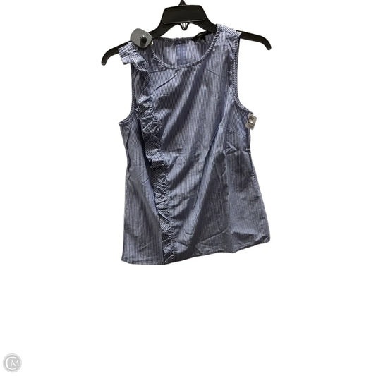 Top Sleeveless By Banana Republic In Striped Pattern, Size: M
