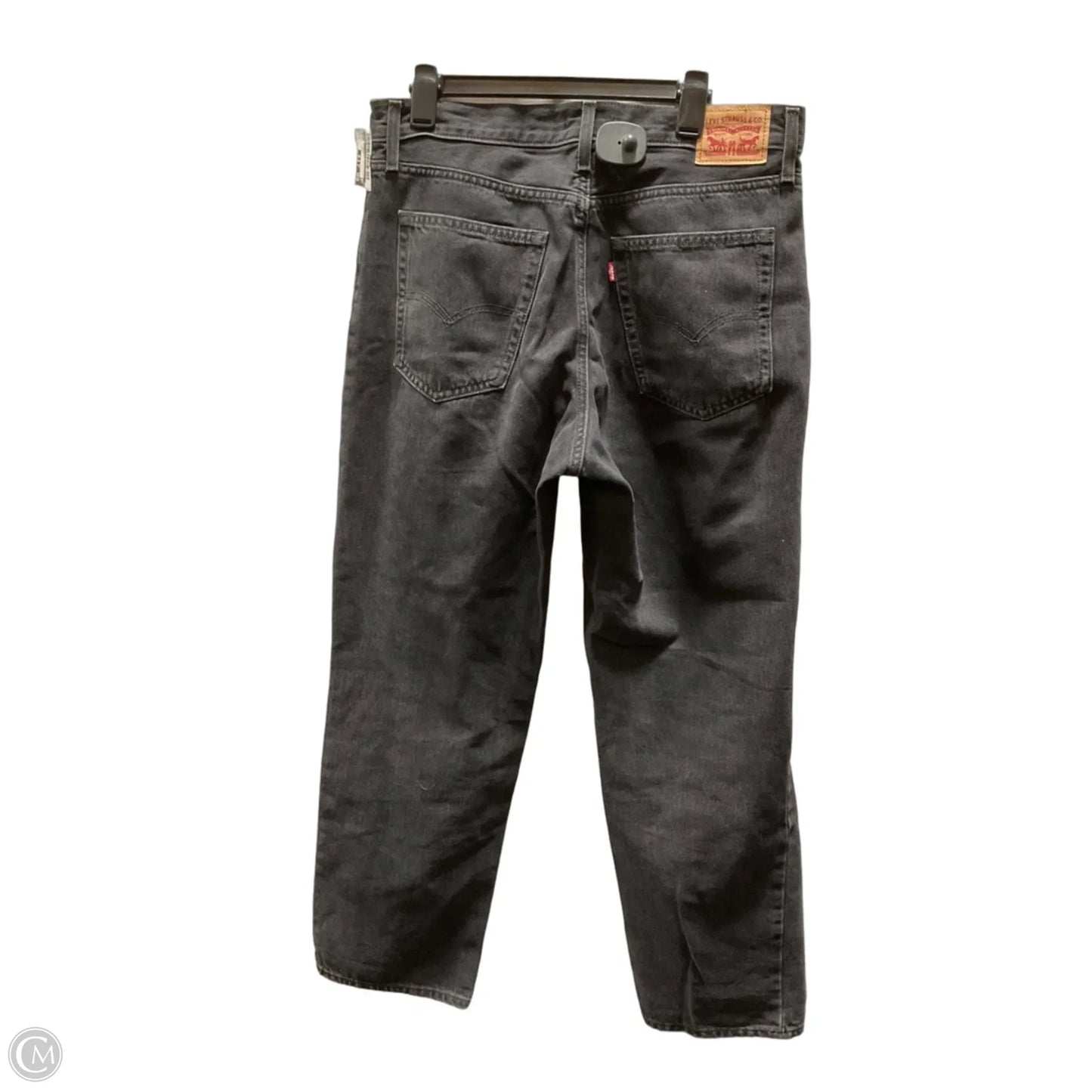 Jeans Straight By Levis In Black, Size: 8