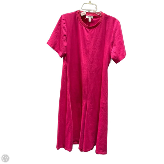 Dress Casual Midi By Cos In Pink, Size: L