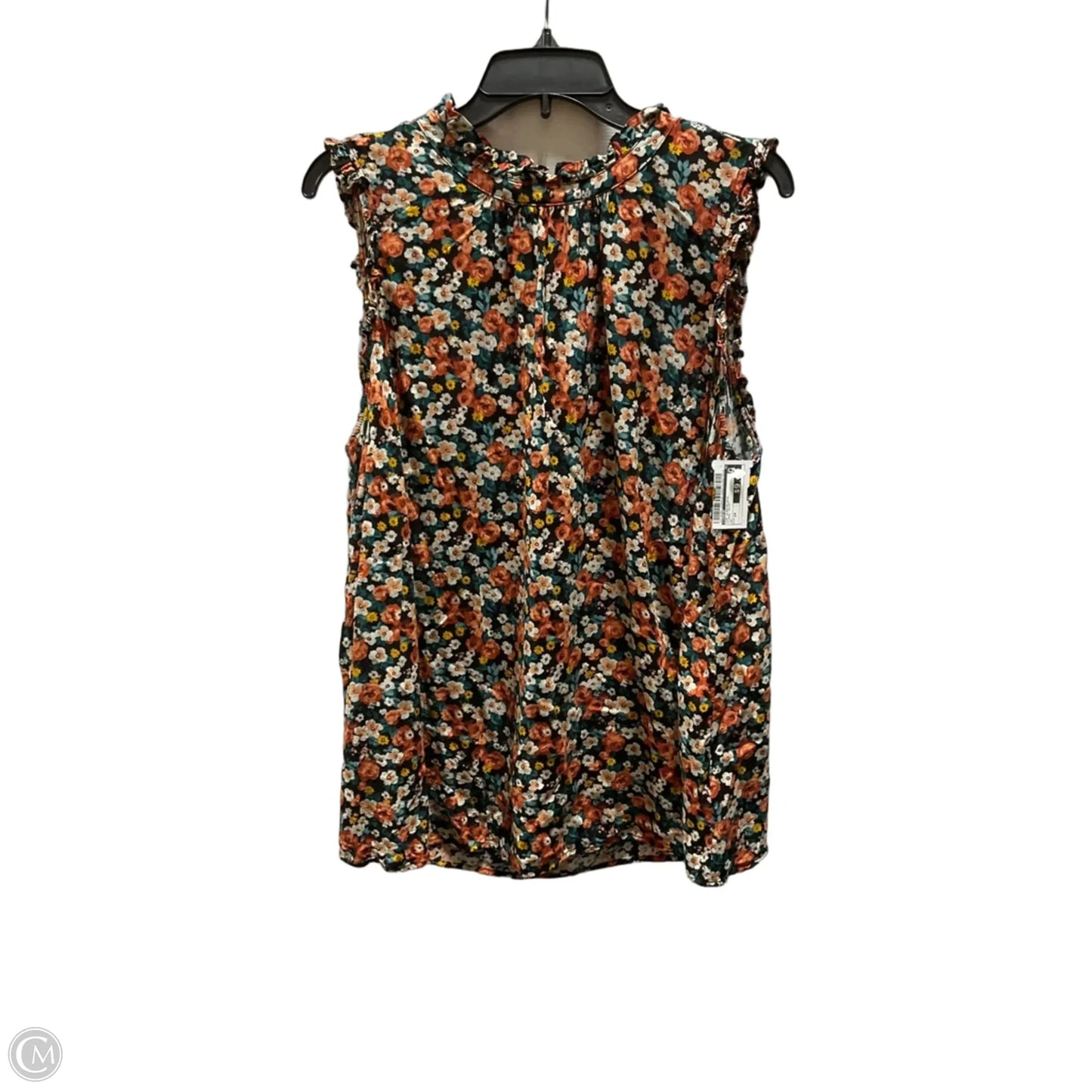 Top Sleeveless By Torrid In Floral Print, Size: 2x