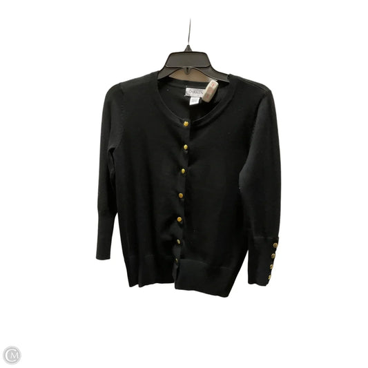 Cardigan By Carmen By Carmen Marc Valvo In Black, Size: Xs