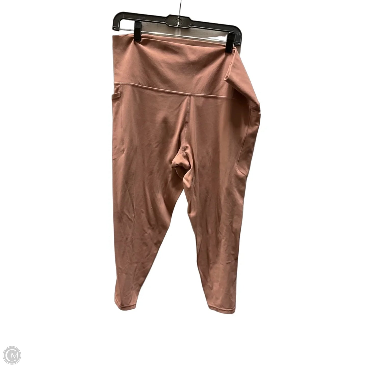Athletic Leggings By Athleta In Peach, Size: 2x