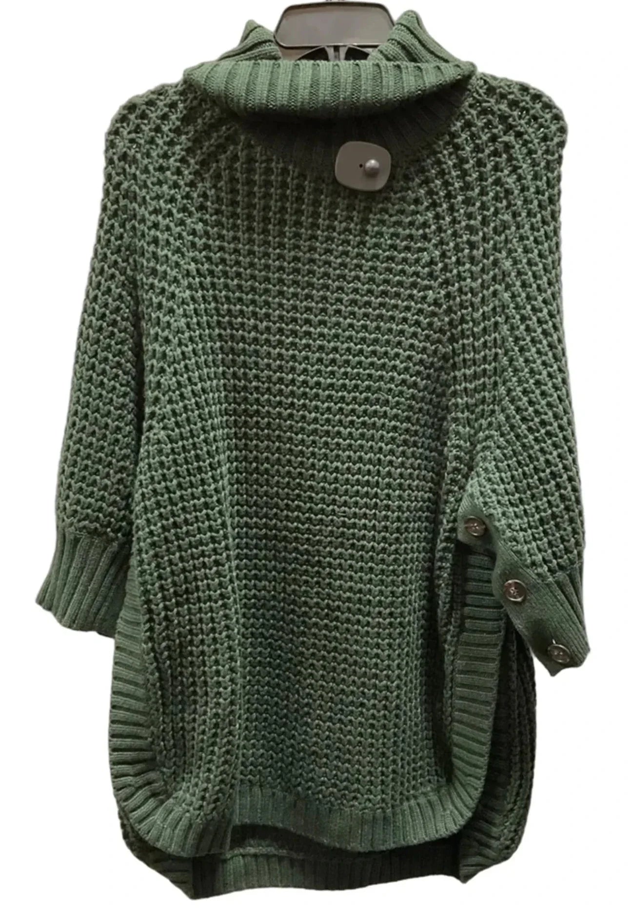 Sweater Short Sleeve By J. Crew In Green, Size: M