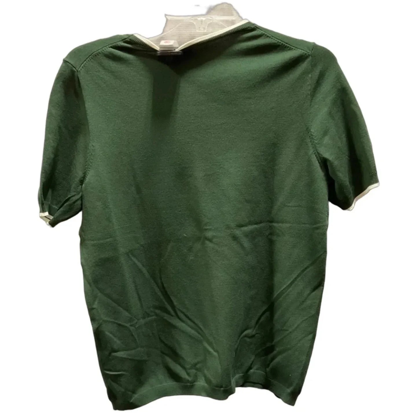 Top Short Sleeve By Ann Taylor In Green, Size: L