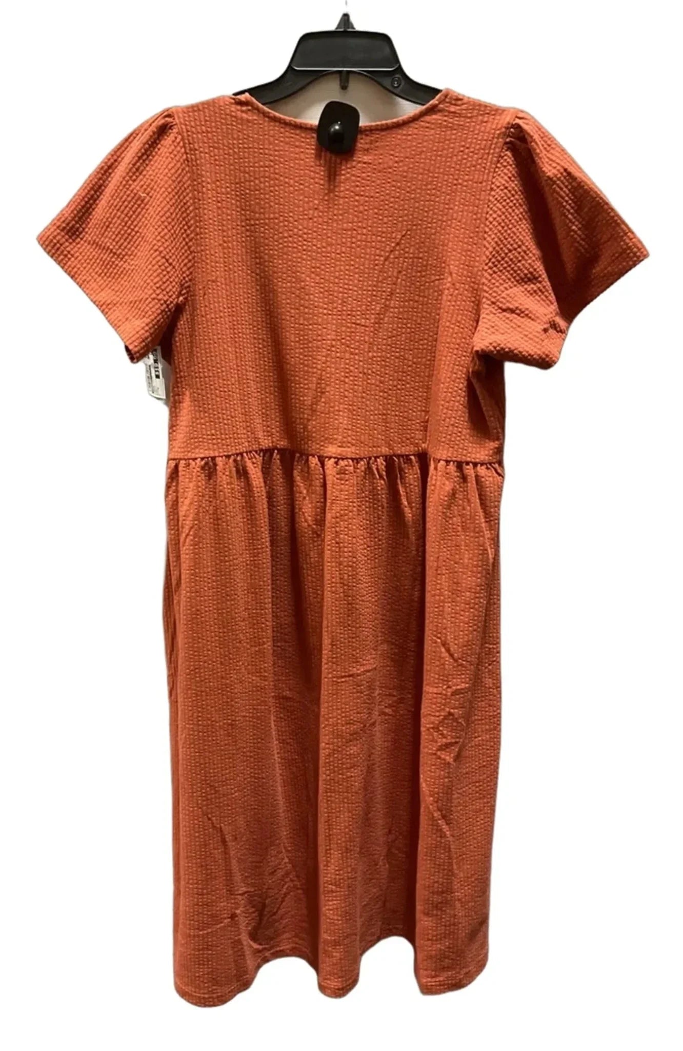 Dress Casual Midi By Madewell In Orange, Size: M