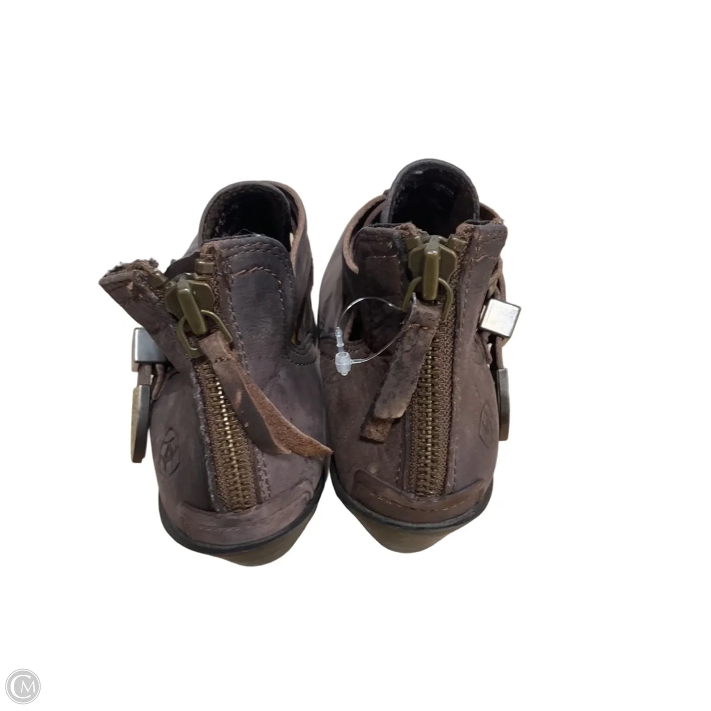 Boots Ankle Heels By Ariat In Mauve, Size: 6