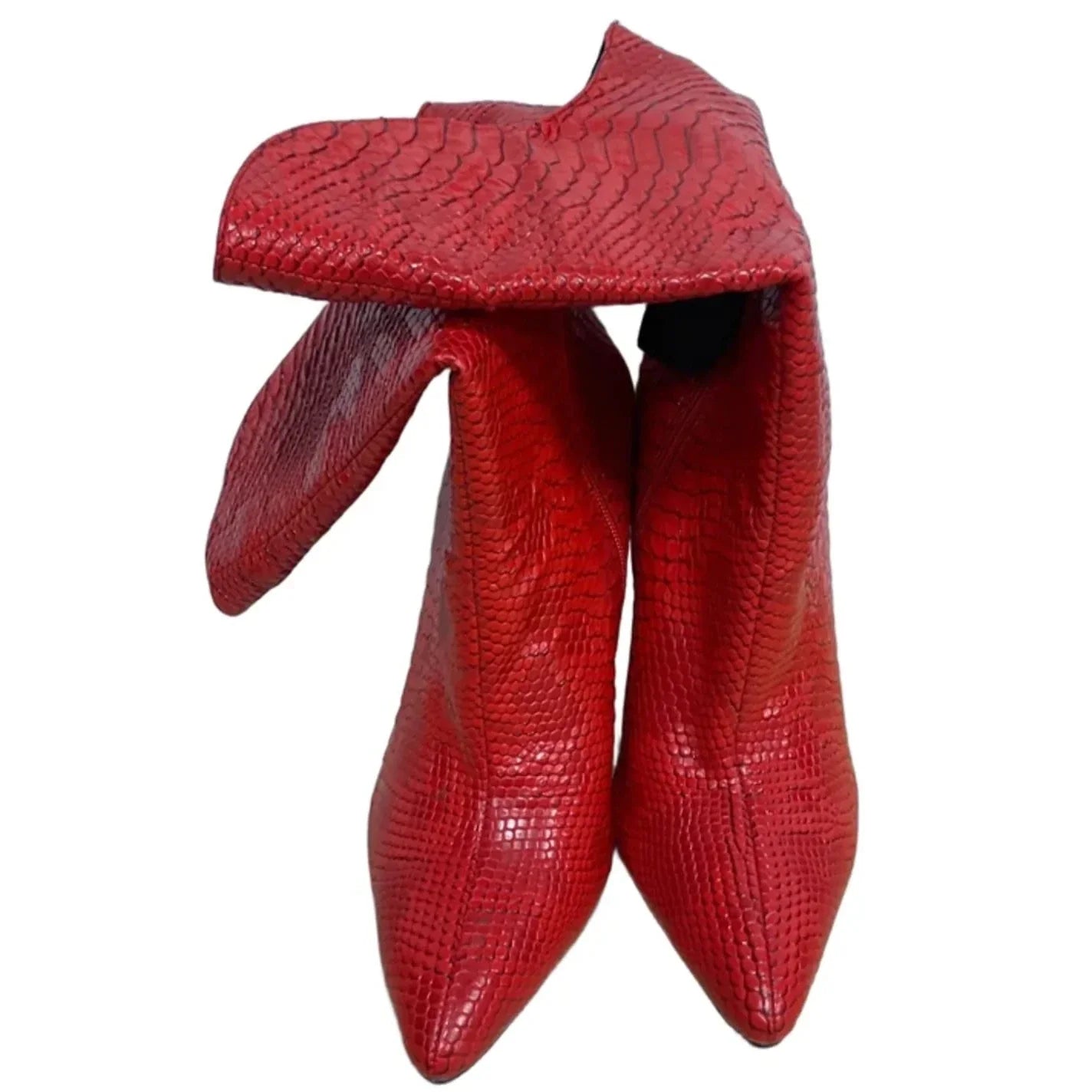 Boots Ankle Heels By Azalea Wang In Red, Size: 8.5
