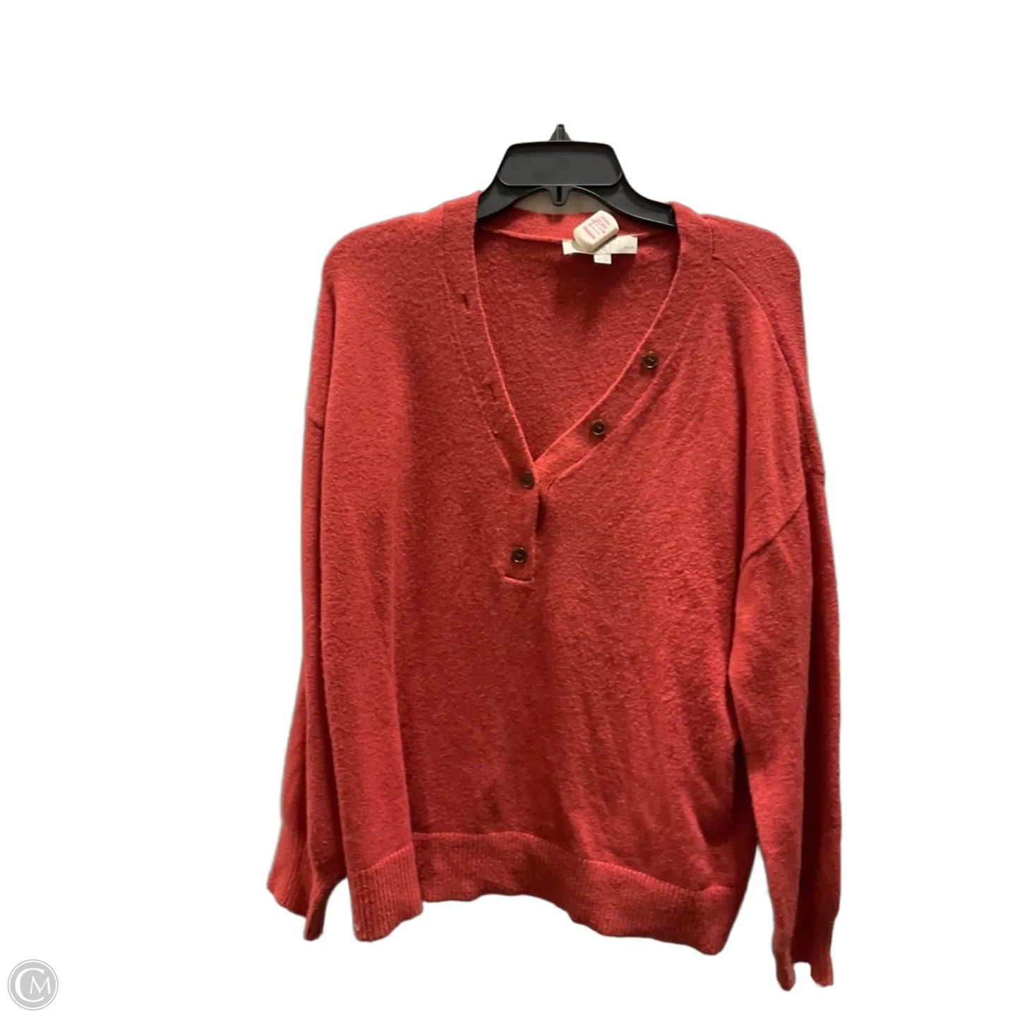 Cardigan By Loft In Orange, Size: L