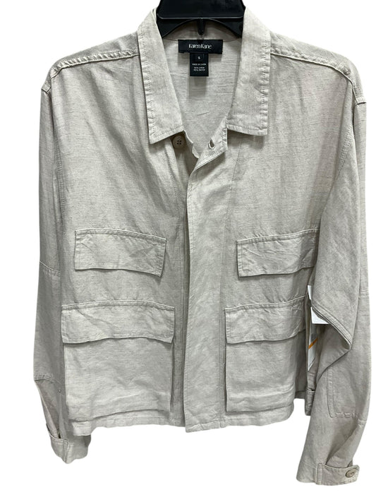 Jacket Other By Karen Kane In Taupe, Size: S