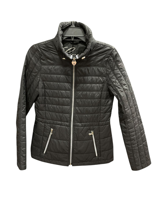 Jacket Puffer & Quilted By Guess In Black, Size: S