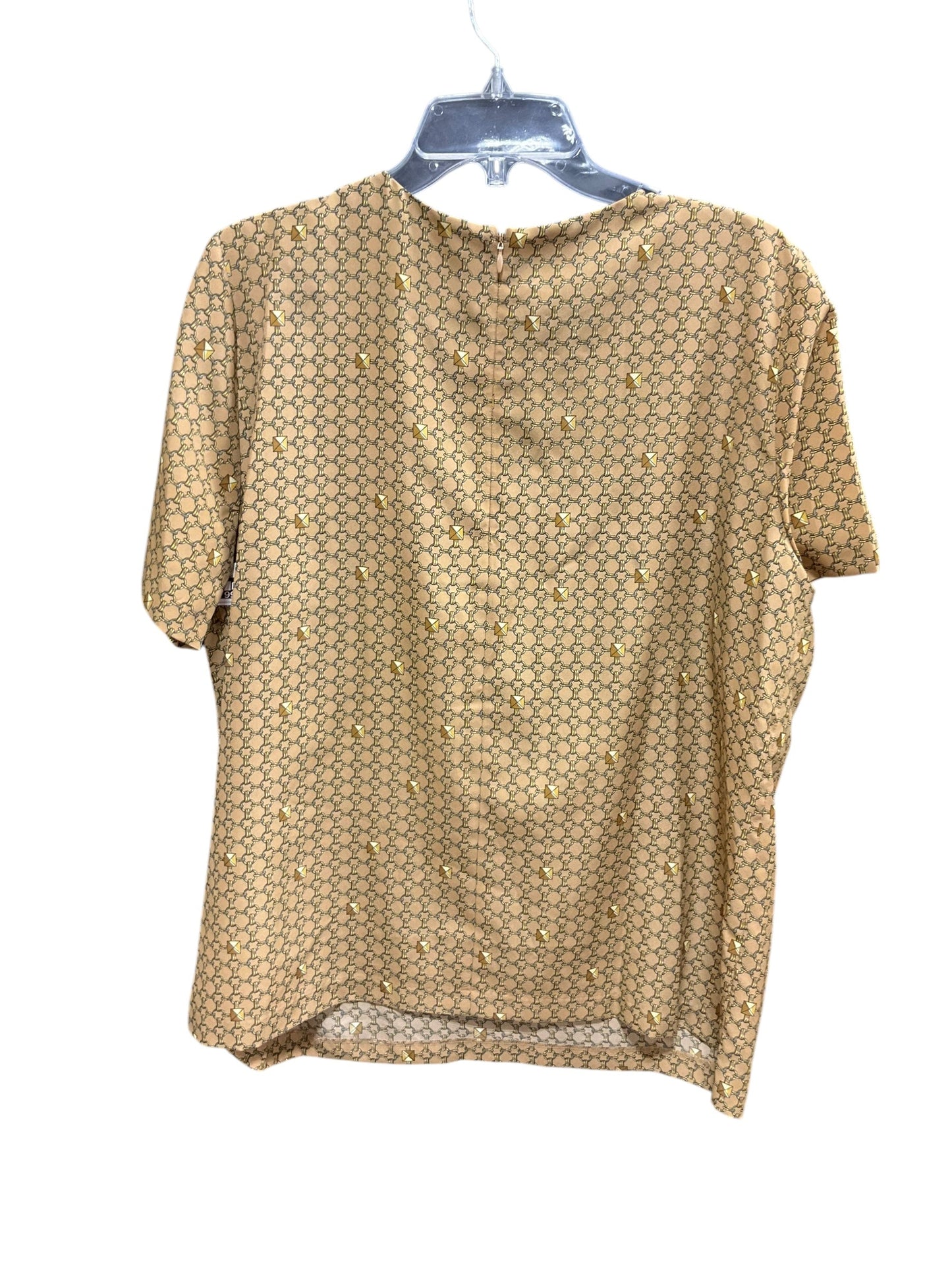 Top Short Sleeve By Michael By Michael Kors In Brown, Size: L