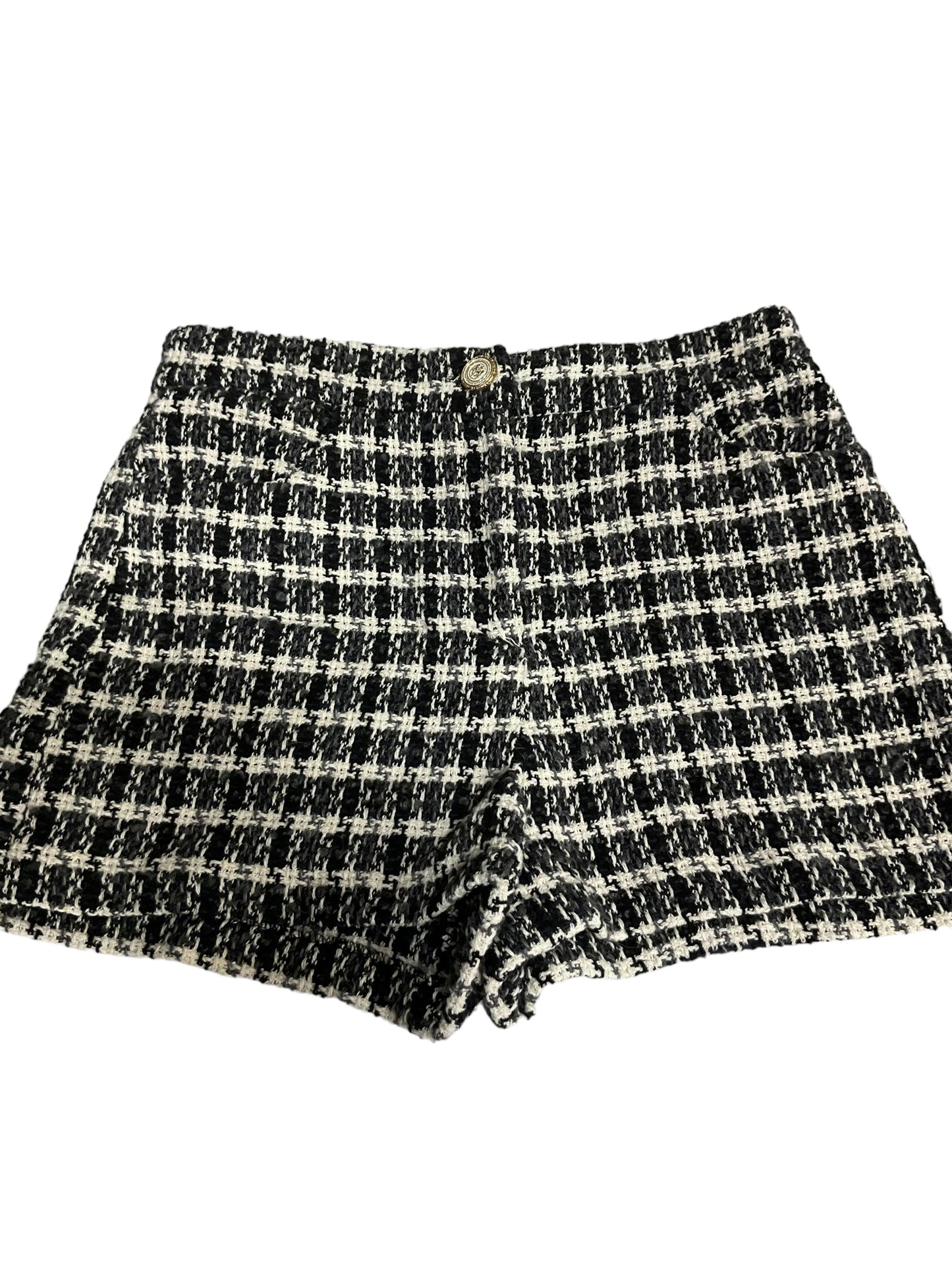 Plaid Pattern Shorts Zara, Size M