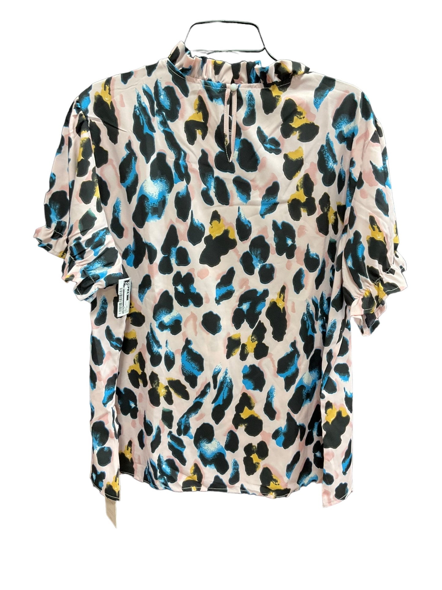 Animal Print Top Short Sleeve Shein, Size 2x