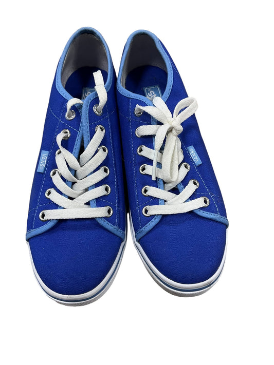 Blue Shoes Sneakers Vans, Size 7