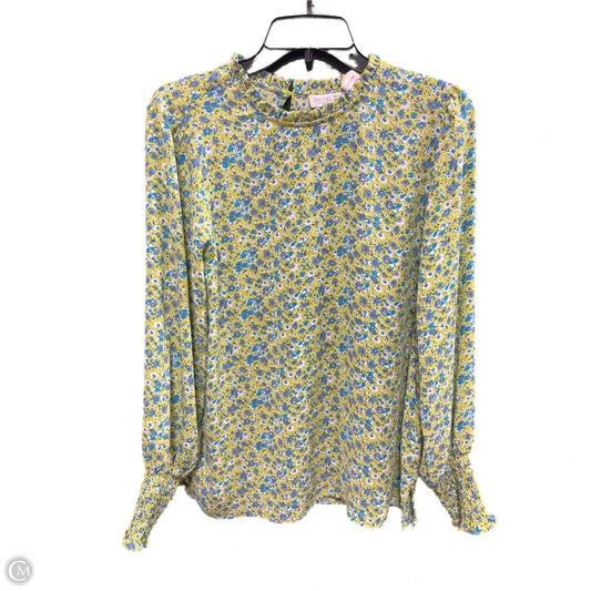 Top Long Sleeve By Rachel Zoe In Green, Size: L