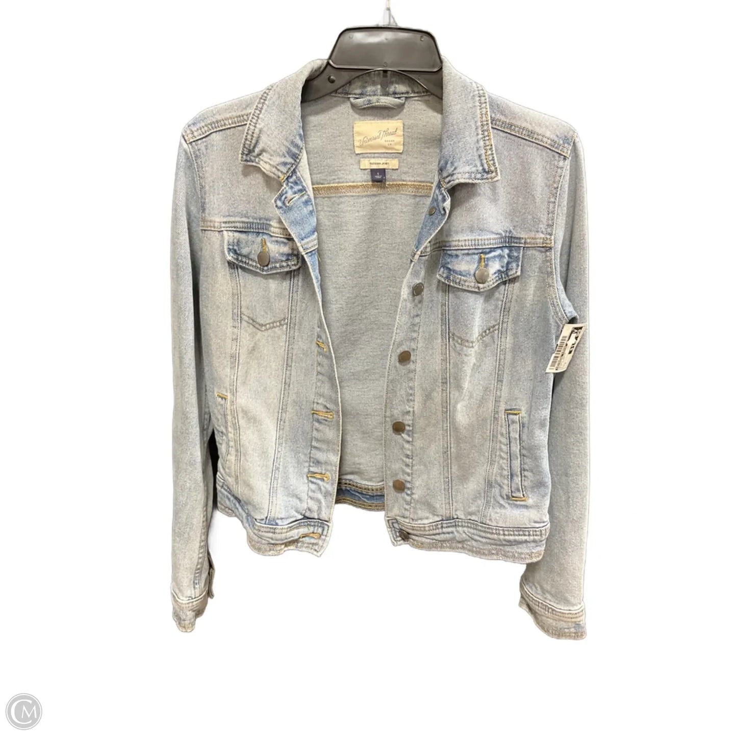 Jacket Denim By Universal Thread In Blue Denim, Size: S