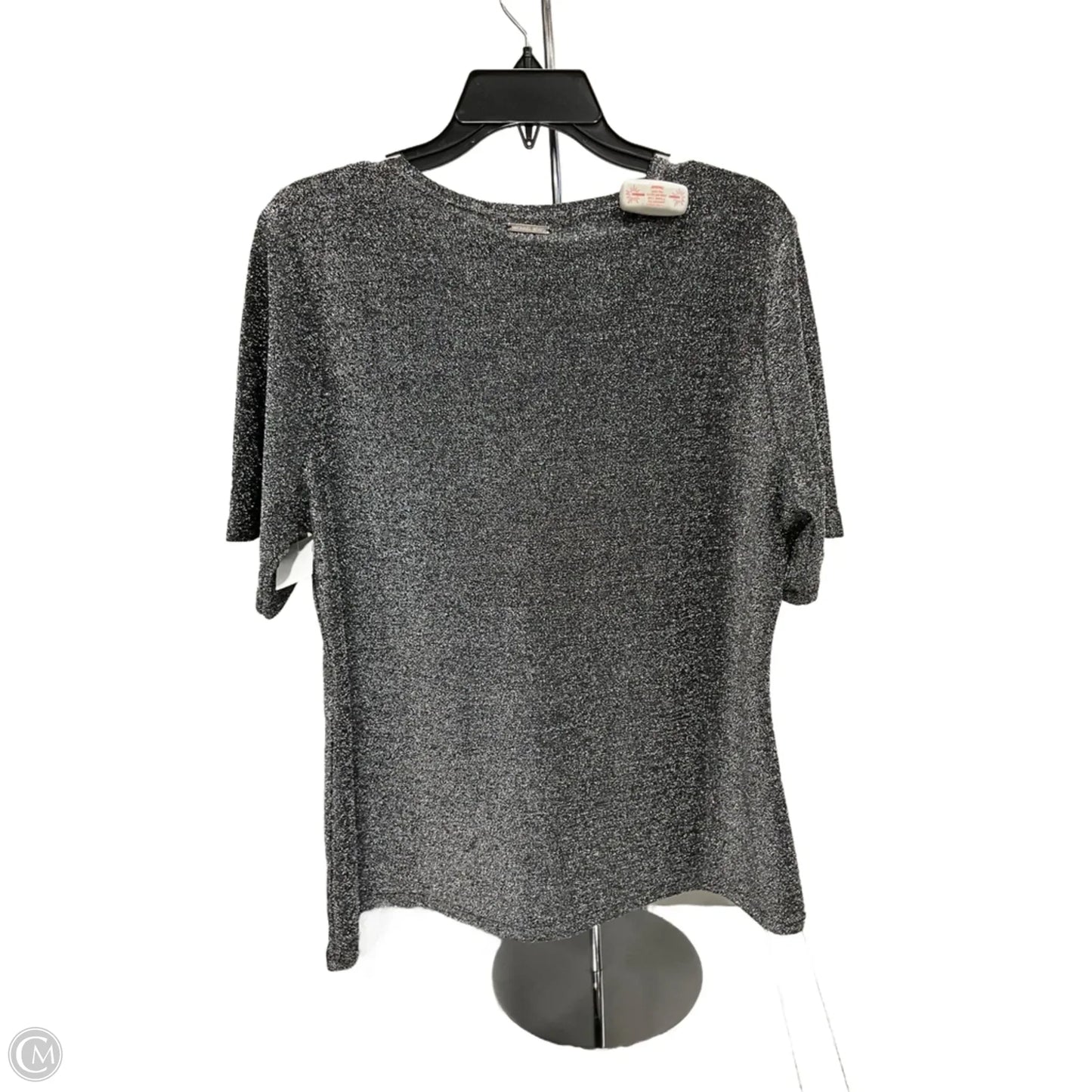 Top Short Sleeve By Michael By Michael Kors In Silver, Size: Xl