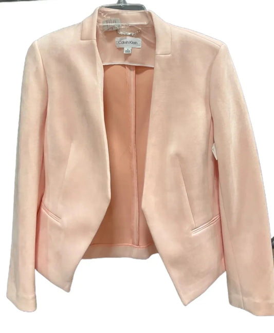 Blazer By Calvin Klein In Pink, Size: 8
