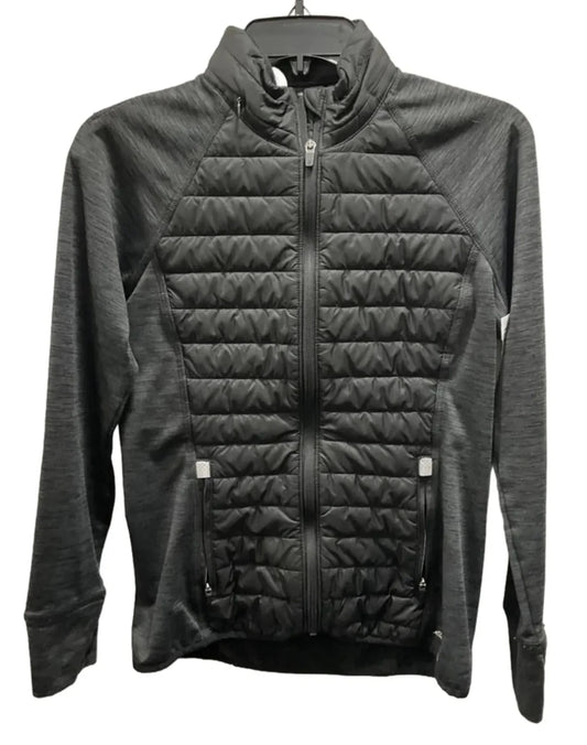 Athletic Jacket By Eddie Bauer In Black, Size: S