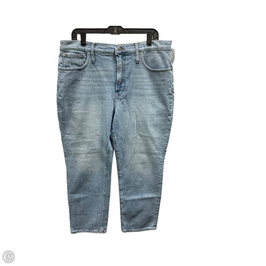 Jeans Skinny By Madewell In Blue Denim, Size: 14
