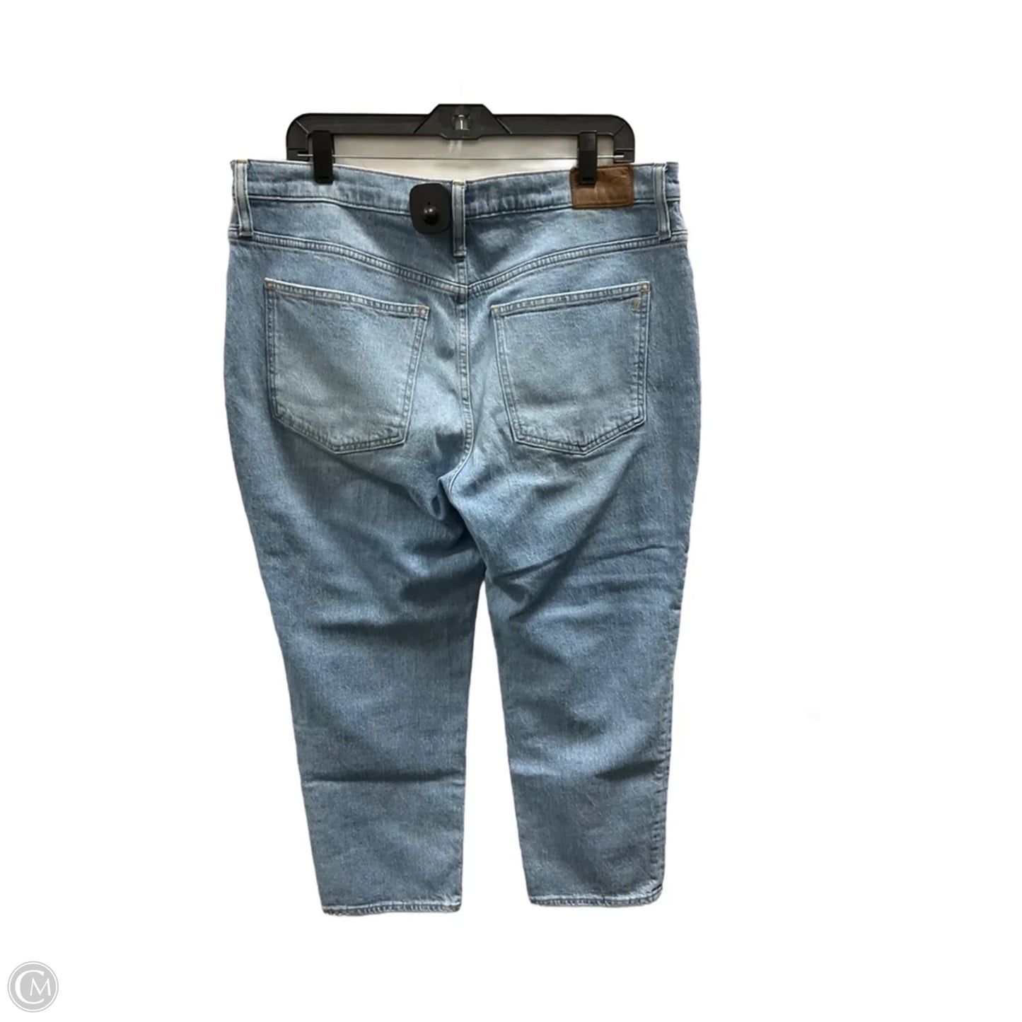 Jeans Skinny By Madewell In Blue Denim, Size: 14