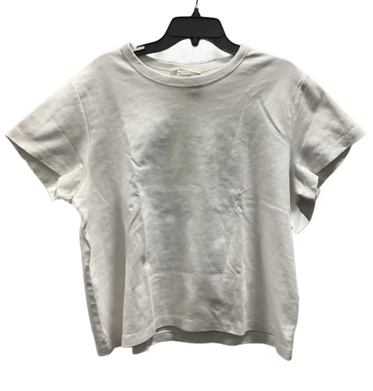 Top Short Sleeve Basic By H&m In White, Size: Xl