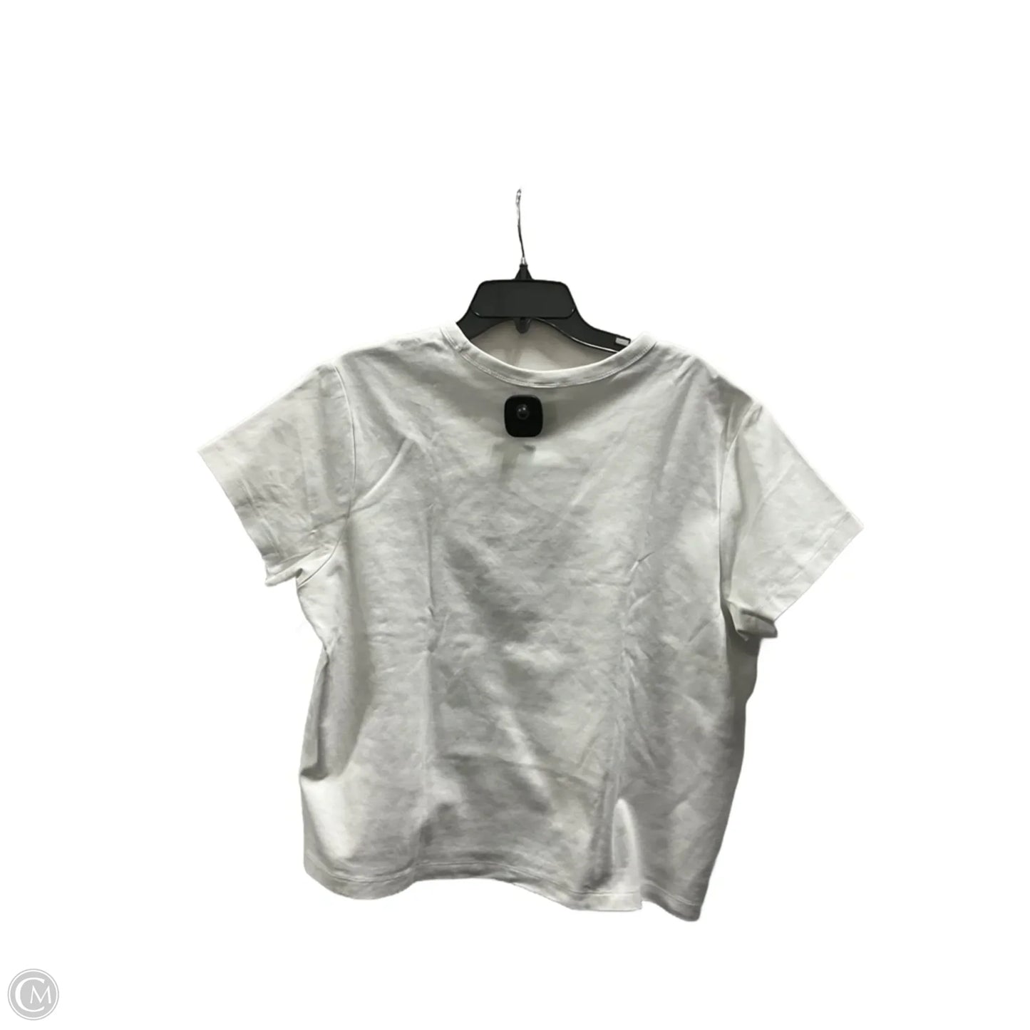 Top Short Sleeve Basic By H&m In White, Size: Xl