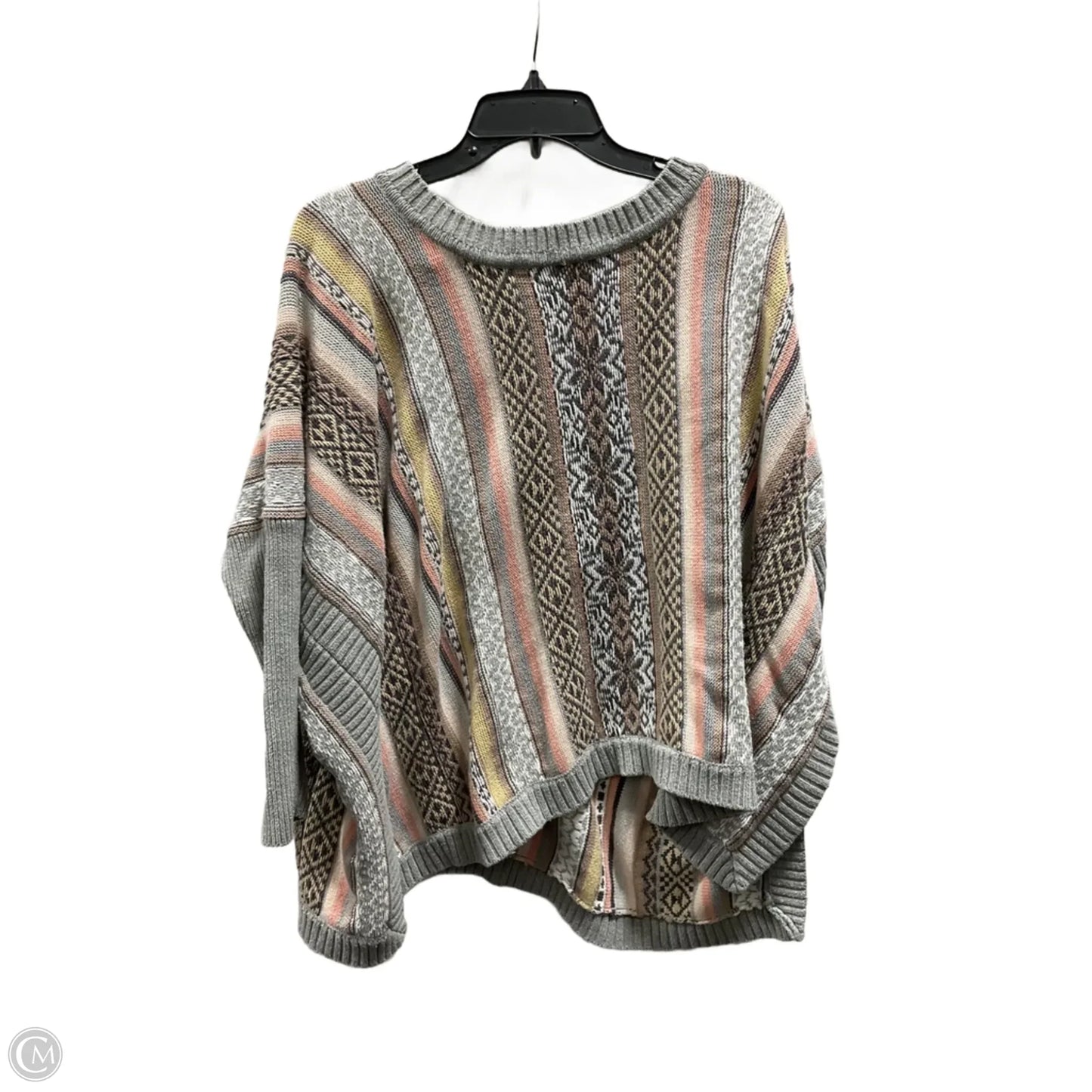 Top Long Sleeve By Cabi In Grey, Size: S