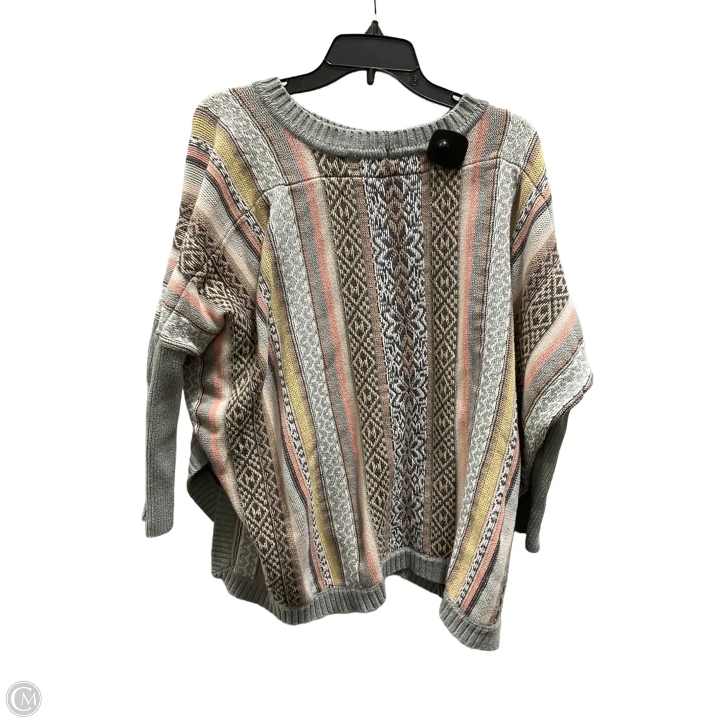 Top Long Sleeve By Cabi In Grey, Size: S