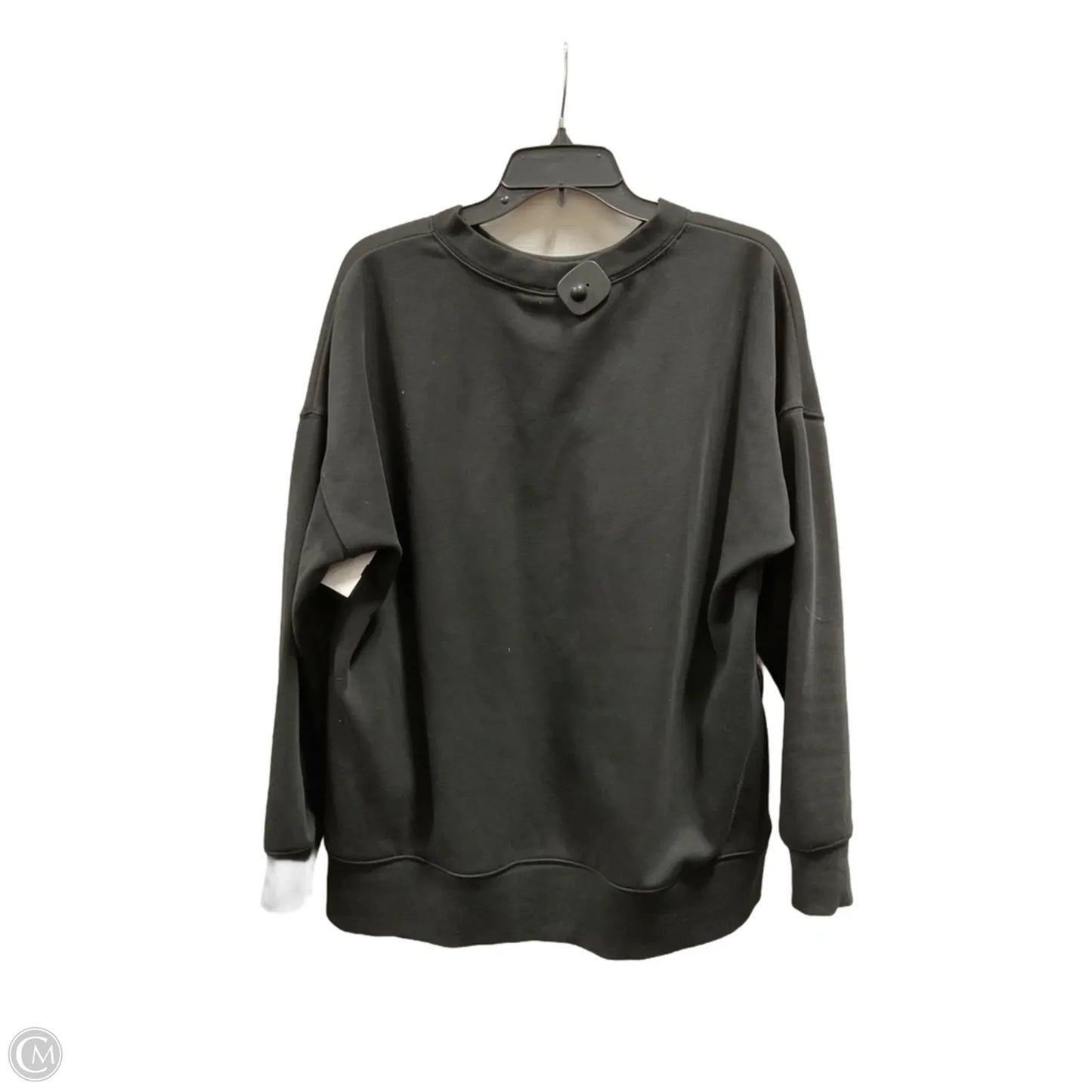 Athletic Sweatshirt Crewneck By Zella In Black, Size: L
