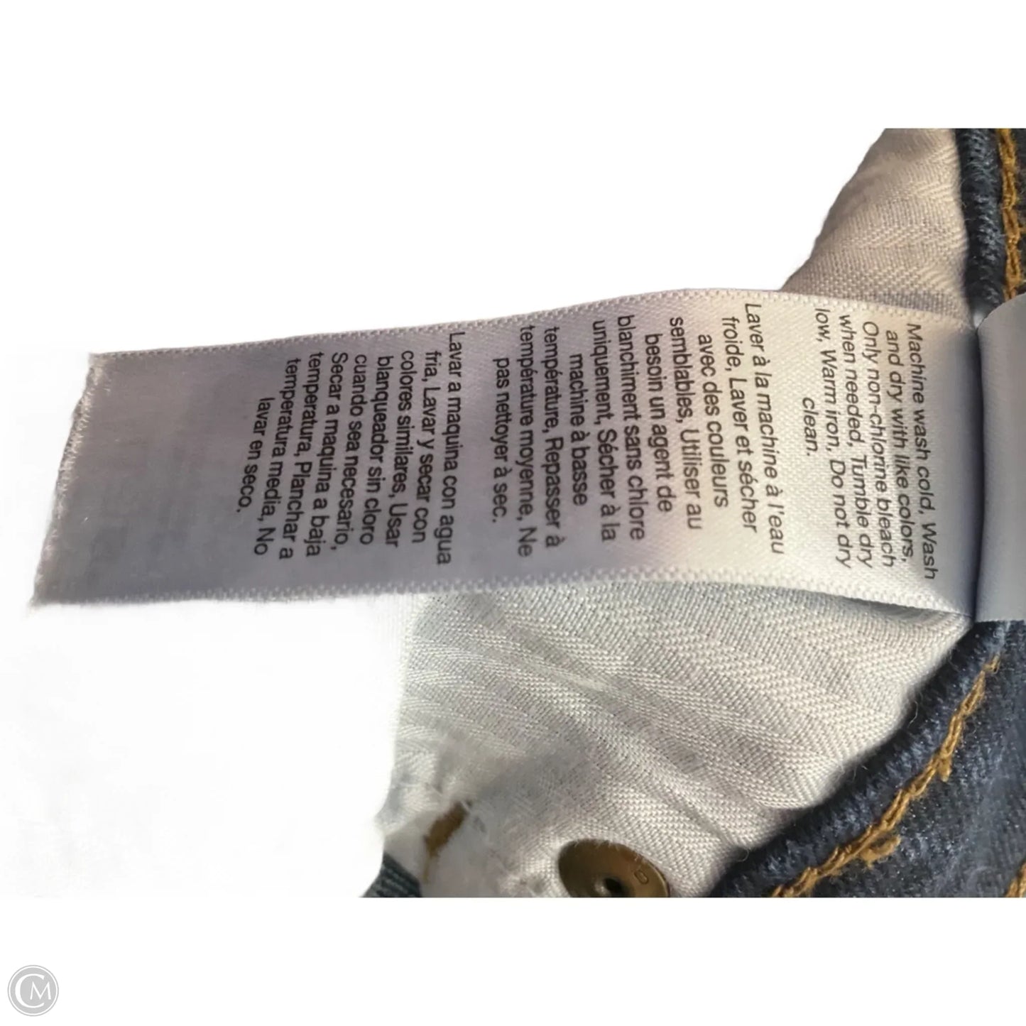 Jeans Skinny By Gap In Blue Denim, Size: 4