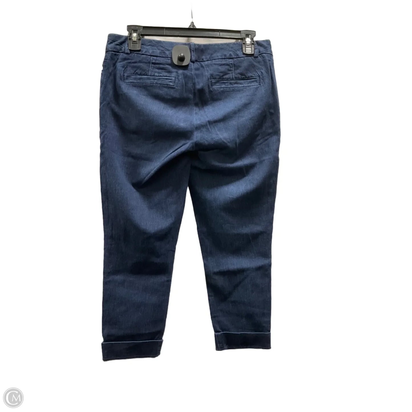 Jeans Cropped By Banana Republic In Blue Denim, Size: 2