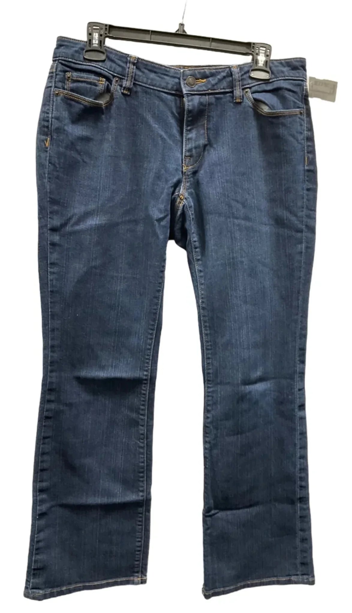 Jeans Boot Cut By Loft In Blue Denim, Size: 8p