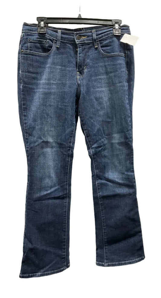 Jeans Boot Cut By Levis In Blue Denim, Size: 4