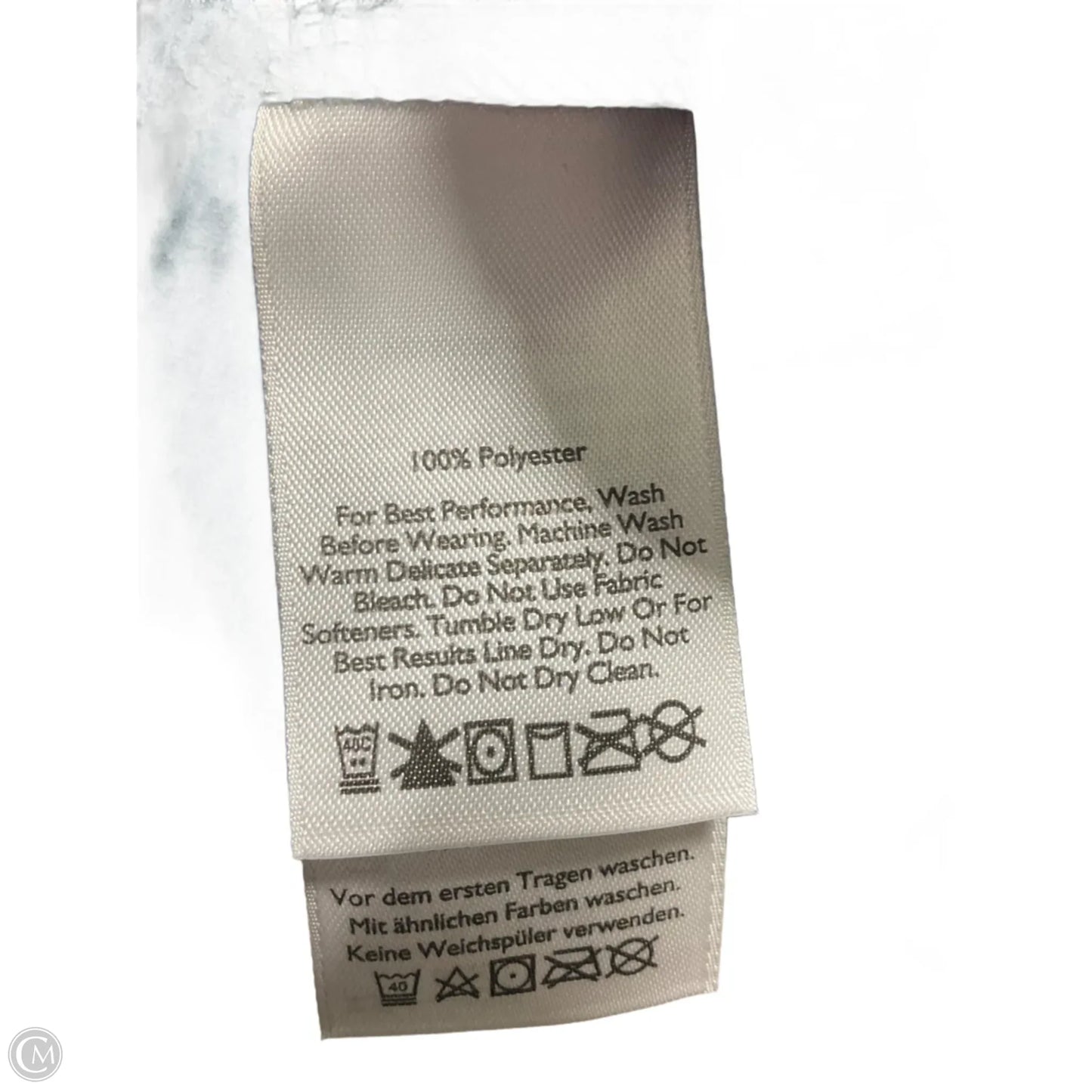 Athletic Top Long Sleeve Collar By Eddie Bauer In Green, Size: S