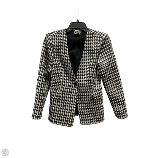 Blazer By Express In Black & White, Size: 0