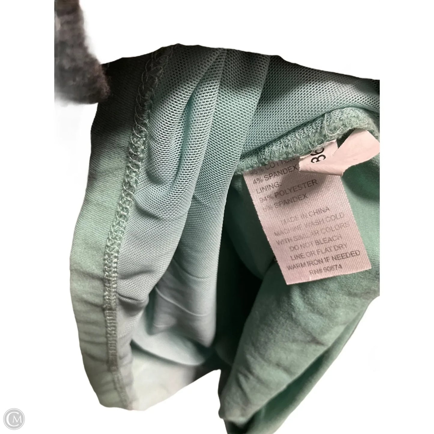 Top Long Sleeve Basic By Boston Proper In Teal, Size: M