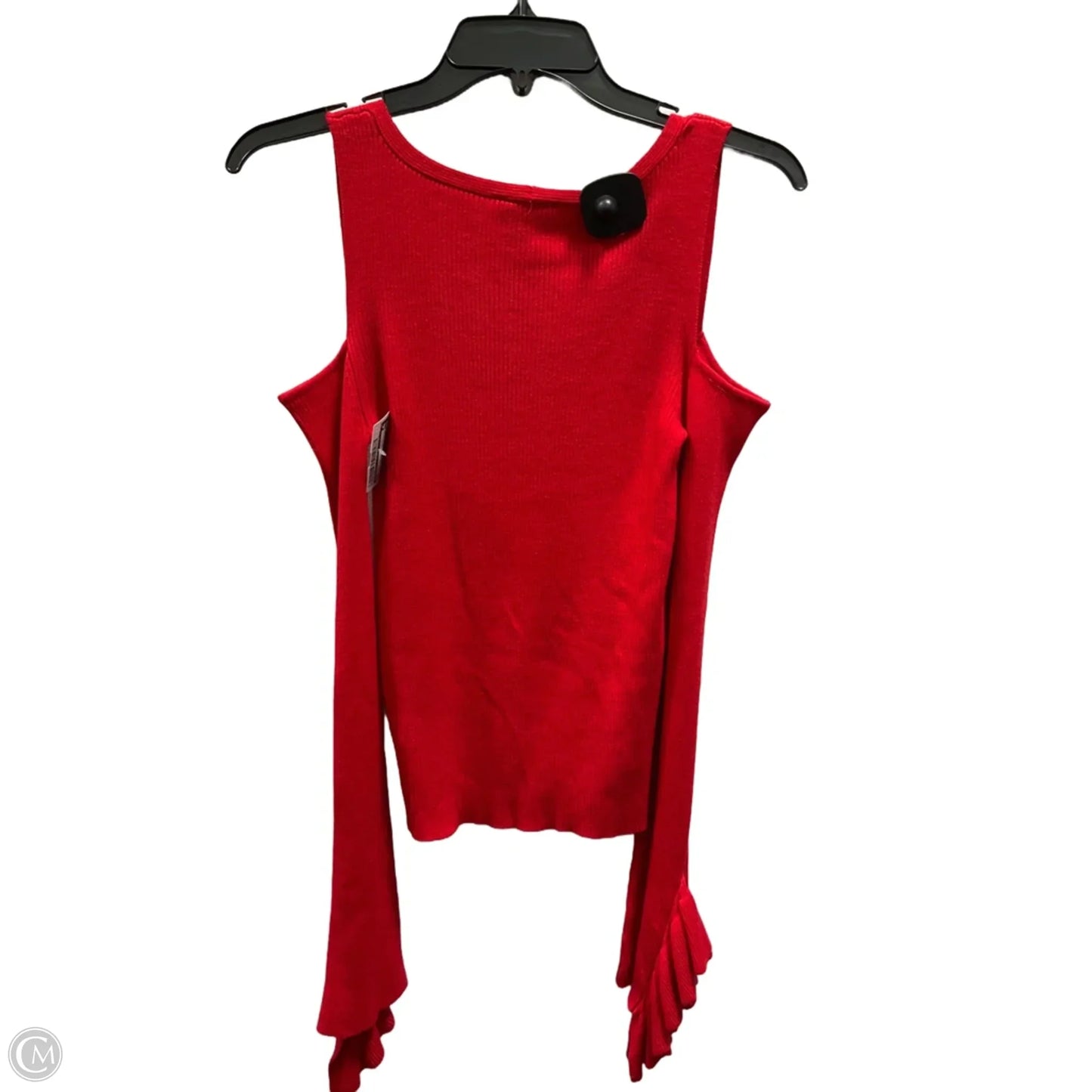 Top Long Sleeve By Express In Red, Size: M