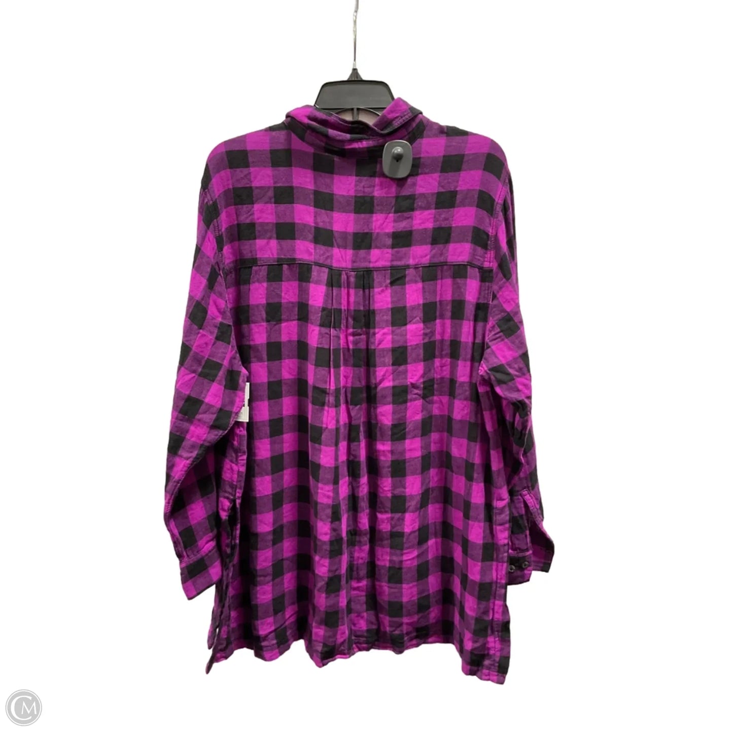 Blouse 3/4 Sleeve By Lane Bryant In Purple, Size: 14