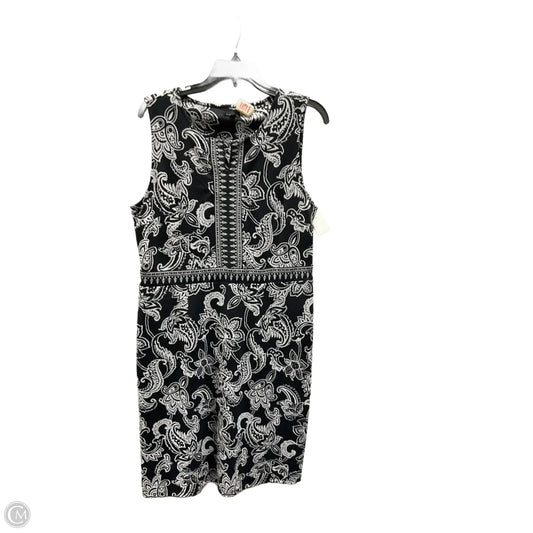 Dress Casual Midi By Talbots In Black, Size: L