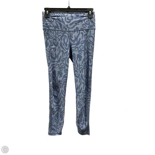 Athletic Leggings By Under Armour In Blue, Size: S