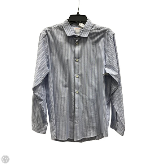 Blouse Long Sleeve By Izod In Striped Pattern, Size: 18