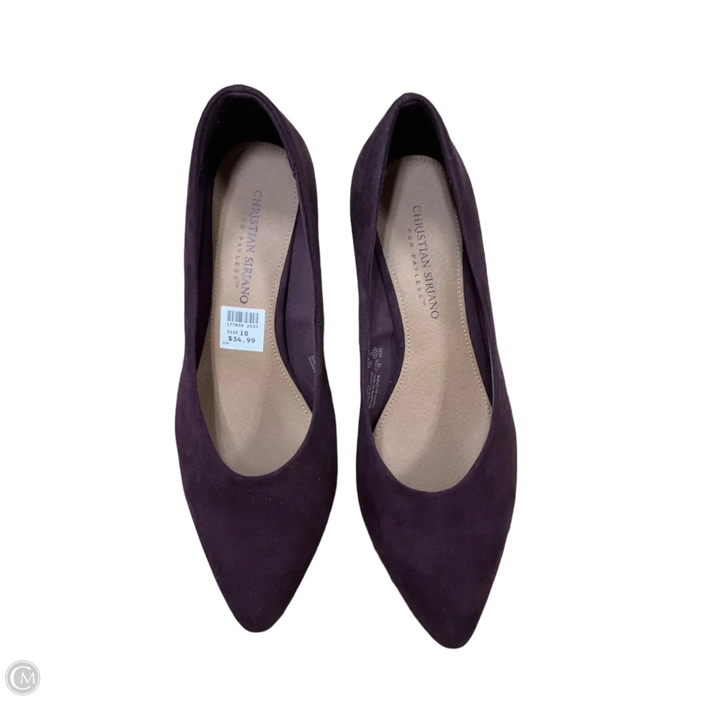 Shoes Heels Block By Christian Siriano For Payless In Maroon, Size: 10