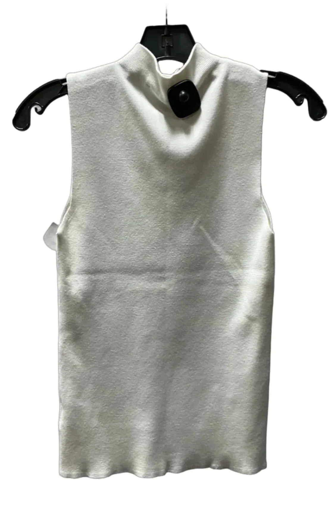 Top Sleeveless Basic By Express In Cream, Size: M