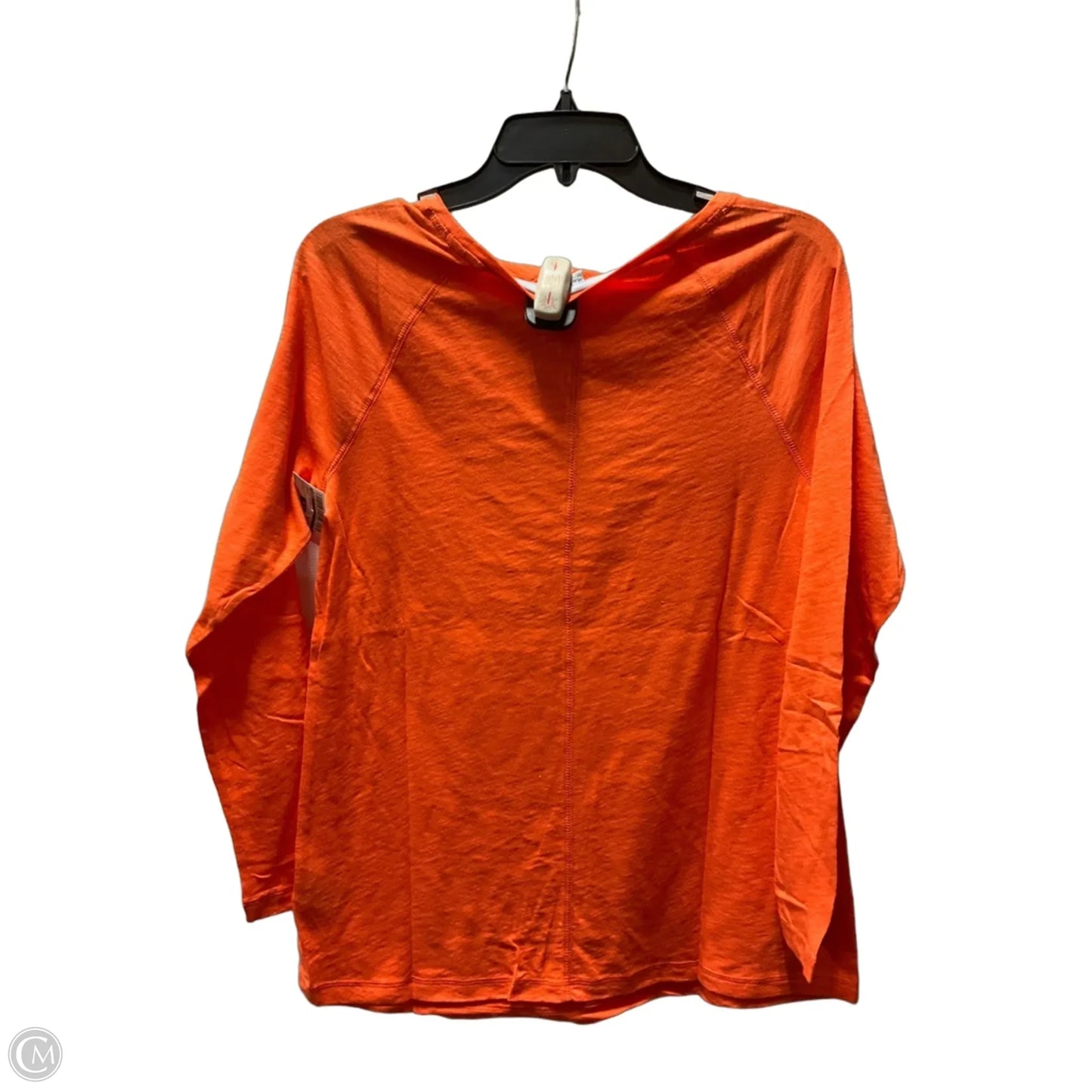 Top Long Sleeve Basic By Boden In Orange, Size: 12